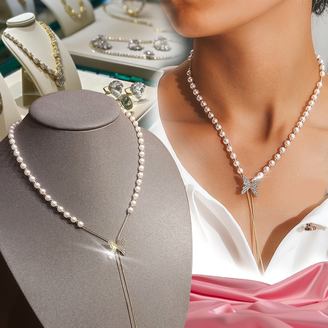 Collar de mariposa