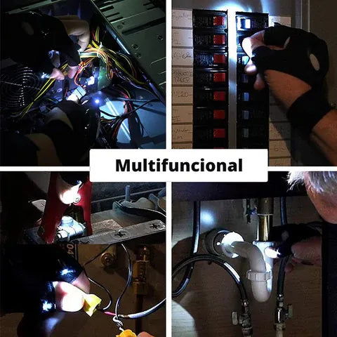 Guantes con linterna