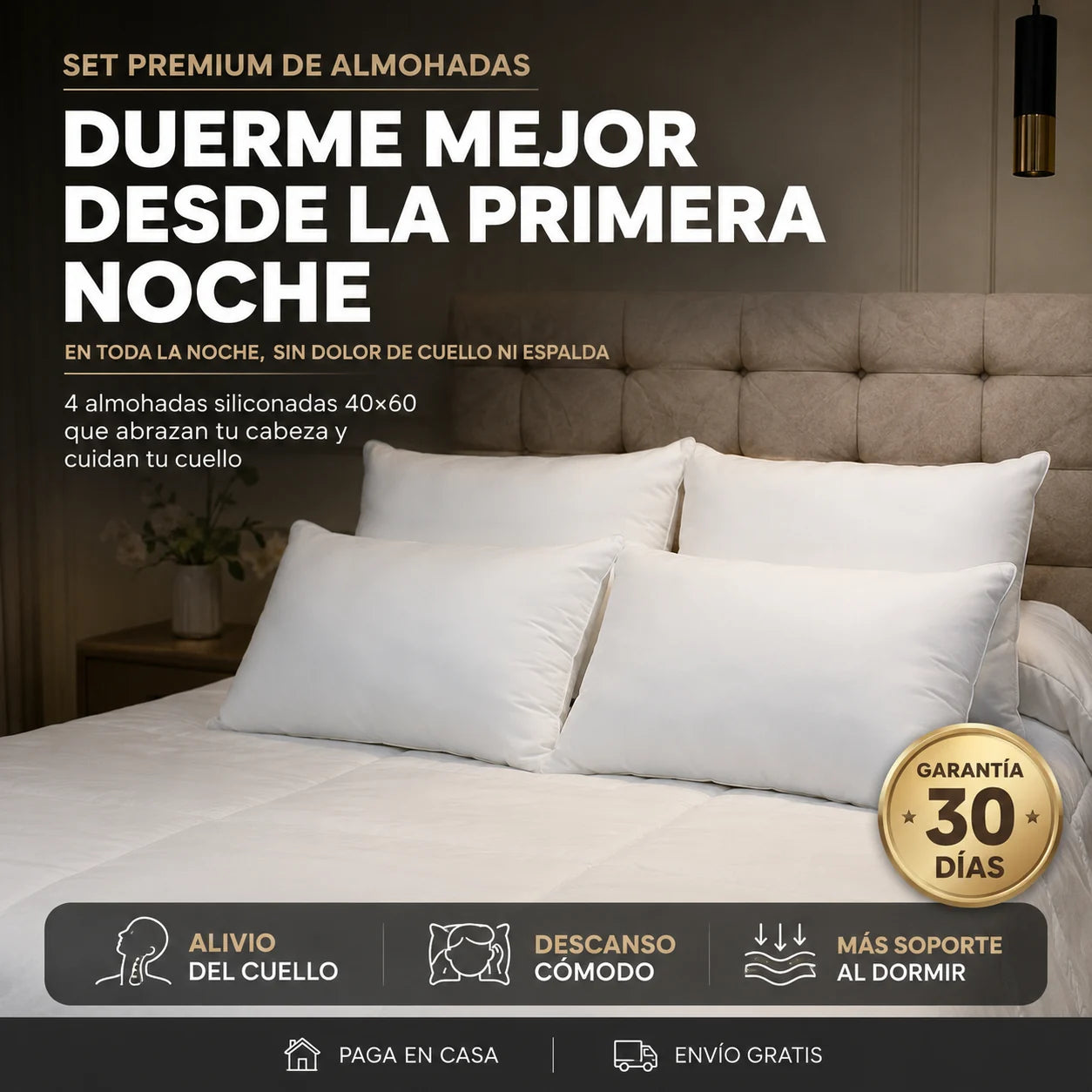 Set  de x 4 almohadas