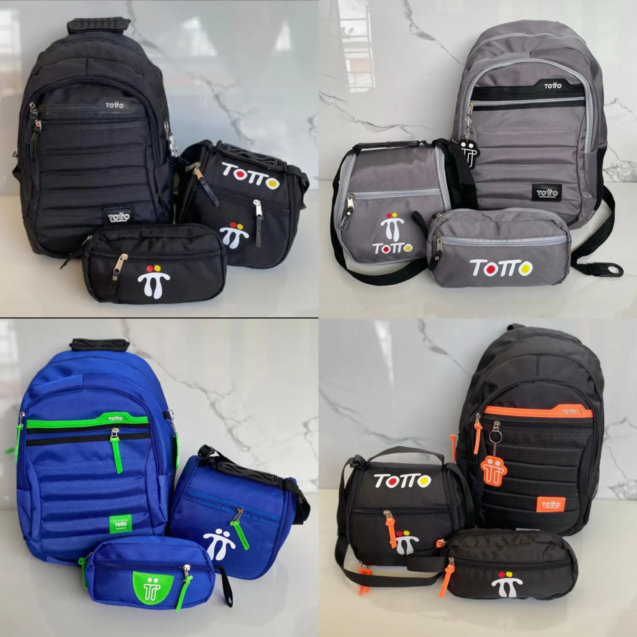 TRÍO DE BOLSO TOTTO IMPORTADO
